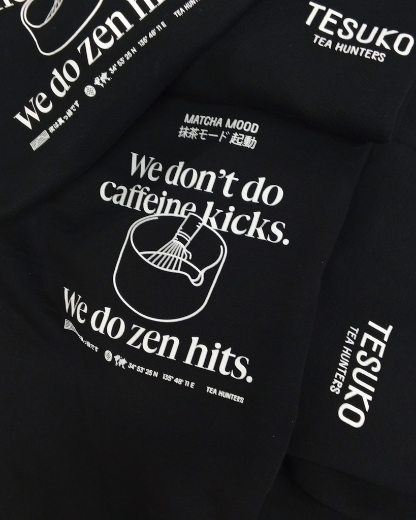 [TSK-SW3001-BKS] TESUKO® SWEATSHIRT – MATCHA DESIGN 2026 (S)